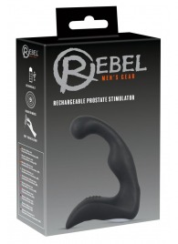 Черный перезаряжаемый стимулятор простаты с вибрацией - 14,6 см. - Orion - в Краснодаре купить с доставкой