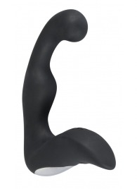 Черный перезаряжаемый стимулятор простаты с вибрацией - 14,6 см. - Orion - в Краснодаре купить с доставкой