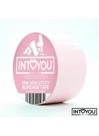 Розовый скотч для фиксации Non-Sticky Bondage Tape - 15 м. - Intoyou - купить с доставкой в Краснодаре