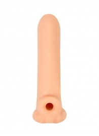 Телесный фаллоудлинитель Titan - 16,5 см. - Lola Games - в Краснодаре купить с доставкой