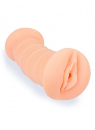 Телесный двусторонний мастурбатор с вибропулей и эрекционными кольцами в комплекте - Sexy Girl - в Краснодаре купить с доставкой