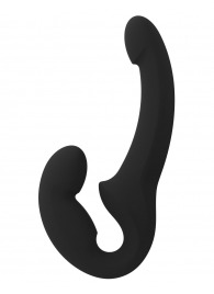 Черный безремневой страпон Share Lite - Fun Factory - купить с доставкой в Краснодаре