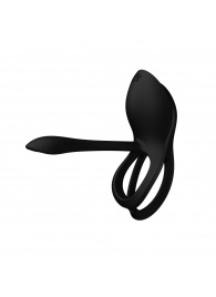 Черное эрекционное виброкольцо Bayek с пультом ДУ - Zalo - в Краснодаре купить с доставкой