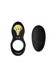 Черное эрекционное виброкольцо Bayek с пультом ДУ - Zalo - в Краснодаре купить с доставкой