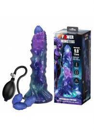 Фиолетовый яйцеродящий фаллоимитатор Duskwalker Sentinal на присоске - 22,4 см. - Baile - купить с доставкой в Краснодаре