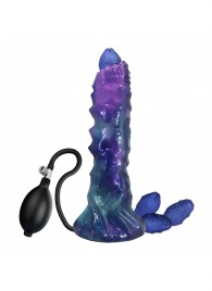 Фиолетовый яйцеродящий фаллоимитатор Duskwalker Sentinal на присоске - 22,4 см. - Baile - купить с доставкой в Краснодаре