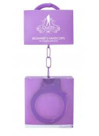 Фиолетовые наручники OUCH! Purple - Shots Media BV - купить с доставкой в Краснодаре