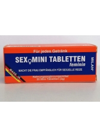 Возбуждающие таблетки для женщин Sex-Mini-Tabletten feminin - 30 таблеток (100 мг.) - Milan Arzneimittel GmbH - купить с доставкой в Краснодаре