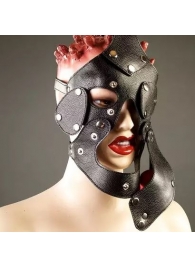 Разъёмная шлем-маска с кляпом - Подиум - купить с доставкой в Краснодаре