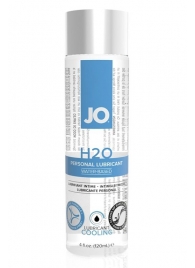 Охлаждающий лубрикант на водной основе JO Personal Lubricant H2O COOLING - 120 мл. - System JO - купить с доставкой в Краснодаре