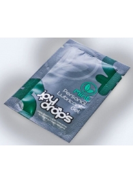 Пробник смазки на водной основе с ароматом мяты JoyDrops Mint - 5 мл. - JoyDrops - купить с доставкой в Краснодаре