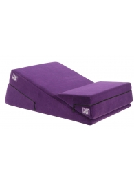 Фиолетовая подушка для секса из двух частей  Liberator Wedge/Ramp Combo - Liberator - купить с доставкой в Краснодаре
