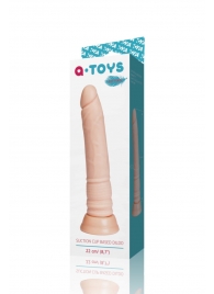Телесный фаллоимитатор A-toys с присоской - 22 см. - A-toys купить с доставкой в интернет-магазине Orgasmix в Краснодаре Телесный фаллоимитатор A-toys с присоской - 22 см. - A-toys