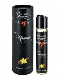 Массажное масло с ароматом ванили Huile de Massage Gourmande Vanille - 59 мл. - Plaisir Secret - купить с доставкой в Краснодаре