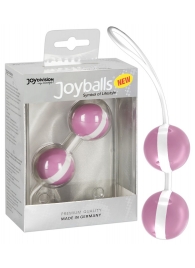 Нежно-розовые вагинальные шарики Joyballs Bicolored - Joy Division