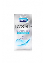 Ультратонкие презервативы Durex Invisible - 12 шт. - Durex - купить с доставкой в Краснодаре