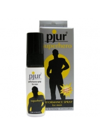 Пролонгирующий мужской спрей pjur SUPERHERO spray - 20 мл. - Pjur - купить с доставкой в Краснодаре