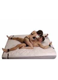 Бондаж для фиксации на кровати Frisky Bedroom Restraint Kit - XR Brands - купить с доставкой в Краснодаре