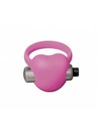 Розовое эрекционное виброкольцо Emotions Heartbeat Light pink - Lola Games - в Краснодаре купить с доставкой