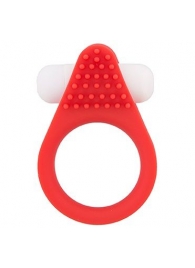 Красное эрекционное кольцо LIT-UP SILICONE STIMU RING 1 RED - Dream Toys - в Краснодаре купить с доставкой