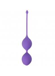 Фиолетовые вагинальные шарики SEE YOU IN BLOOM DUO BALLS 36MM - Dream Toys