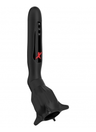 Чёрный вибростимулятор для головки члена с эффектом всасывания Vibrating Roto-Sucker - Pipedream - в Краснодаре купить с доставкой