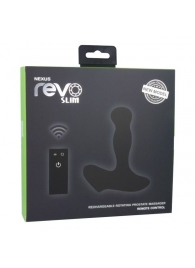 Чёрный перезаряжаемый массажёр предстательной железы NEXUS Revo Slim - Nexus Range - в Краснодаре купить с доставкой