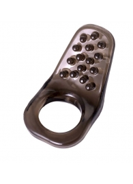 Дымчатое эрекционное кольцо с точками - ToyFa - в Краснодаре купить с доставкой