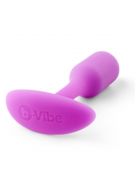 Розовая пробка для ношения B-vibe Snug Plug 1 - 9,4 см. - b-Vibe