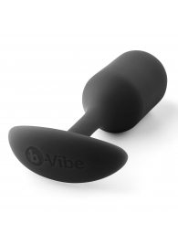Чёрная пробка для ношения B-vibe Snug Plug 2 - 11,4 см. - b-Vibe