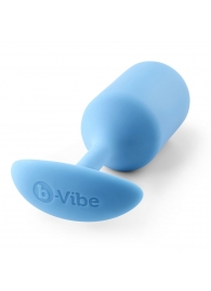 Голубая пробка для ношения B-vibe Snug Plug 3 - 12,7 см. - b-Vibe
