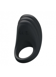 Чёрное перезаряжаемое эрекционное кольцо с вибрацией - Baile - в Краснодаре купить с доставкой