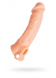 Удлиняющая насадка на пенис с вибрацией - 18,5 см. - ToyFa - в Краснодаре купить с доставкой
