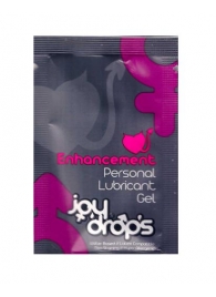 Пробник возбуждющей женской смазки на водной основе JoyDrops Enhancement - 5 мл. - JoyDrops - купить с доставкой в Краснодаре