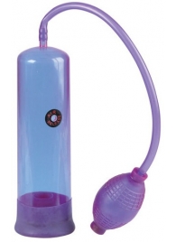 Фиолетовая вакуумная помпа E-Z Pump - California Exotic Novelties - в Краснодаре купить с доставкой