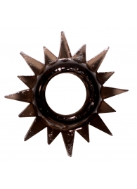 Чёрное эрекционное кольцо Rings Cristal - Lola Games - в Краснодаре купить с доставкой