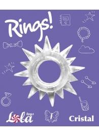 Прозрачное эрекционное кольцо Rings Cristal - Lola Games - в Краснодаре купить с доставкой