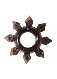 Чёрное эрекционное кольцо Rings Gear - Lola Games - в Краснодаре купить с доставкой