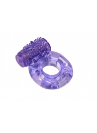 Фиолетовое эрекционное кольцо с вибрацией Rings Axle-pin - Lola Games - в Краснодаре купить с доставкой