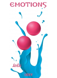 ярко-розовые вагинальные шарики без сцепки Emotions Lexy Large - Lola Games