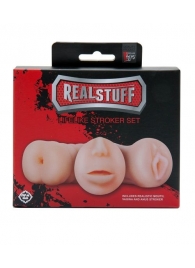 Набор из 3 мастурбаторов LIFELIKE STROKER SET - Dream Toys - в Краснодаре купить с доставкой