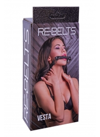 Кляп-трензель Vesta с металлическими кольцами - Rebelts - купить с доставкой в Краснодаре