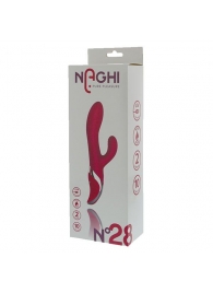 Розовый вибромассажер NAGHI NO.28 - 23 см. - Tonga