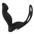 Черный вибромассажер простаты P-PLEASER W ERECTION ENHANCE - Dream Toys - в Краснодаре купить с доставкой