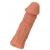 Телесная реалистичная насадка KOKOS Extreme Sleeve 05 с дополнительной стимуляцией - 12,7 см. - KOKOS - в Краснодаре купить с доставкой
