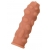 Телесная реалистичная насадка KOKOS Extreme Sleeve 11 с дополнительной стимуляцией - 12,7 см. - KOKOS - в Краснодаре купить с доставкой