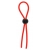 Красное эрекционное лассо с одной бусиной-утяжкой STRETCHY THIN LASSO - Dream Toys - в Краснодаре купить с доставкой
