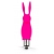 Розовый мини-вибратор в форме кролика - 9 см. - Brazzers