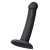 Черный фаллос на присоске Silicone Bendable Dildo S - 17 см. - Strap-on-me - купить с доставкой в Краснодаре