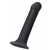 Черный фаллос на присоске Silicone Bendable Dildo L - 19 см. - Strap-on-me - купить с доставкой в Краснодаре
